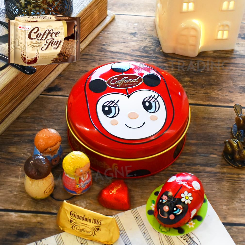 Amazon | カファレル Caffarel チョコラティーノ てんとう虫 缶